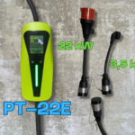 22 KW Ekranlı Portatif Dönüşüm Kitli Şarj Cihazı (PT-22E)