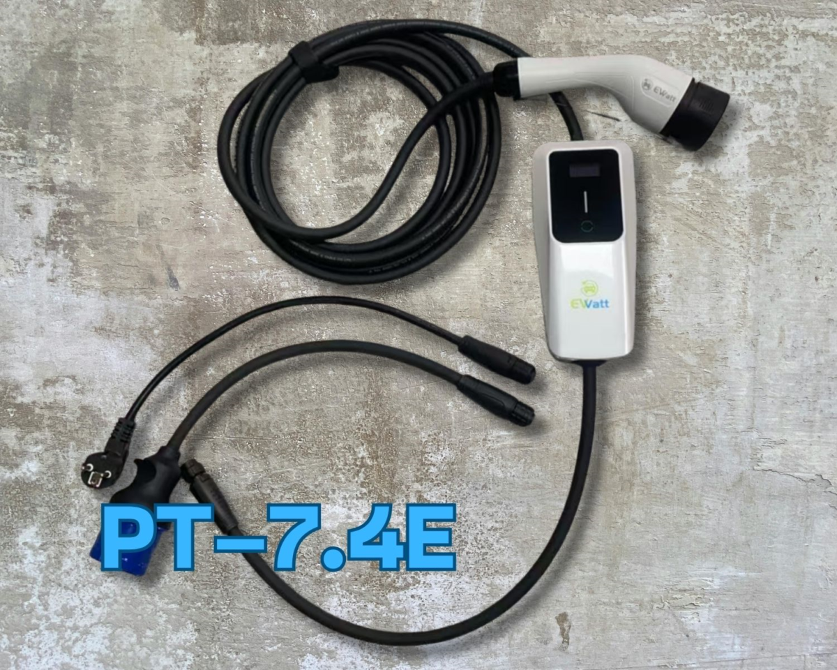 7.4 KW Ekranlı Portatif Dönüşüm Kitli Şarj Cihazı (PT-7.4E) - Görsel 2