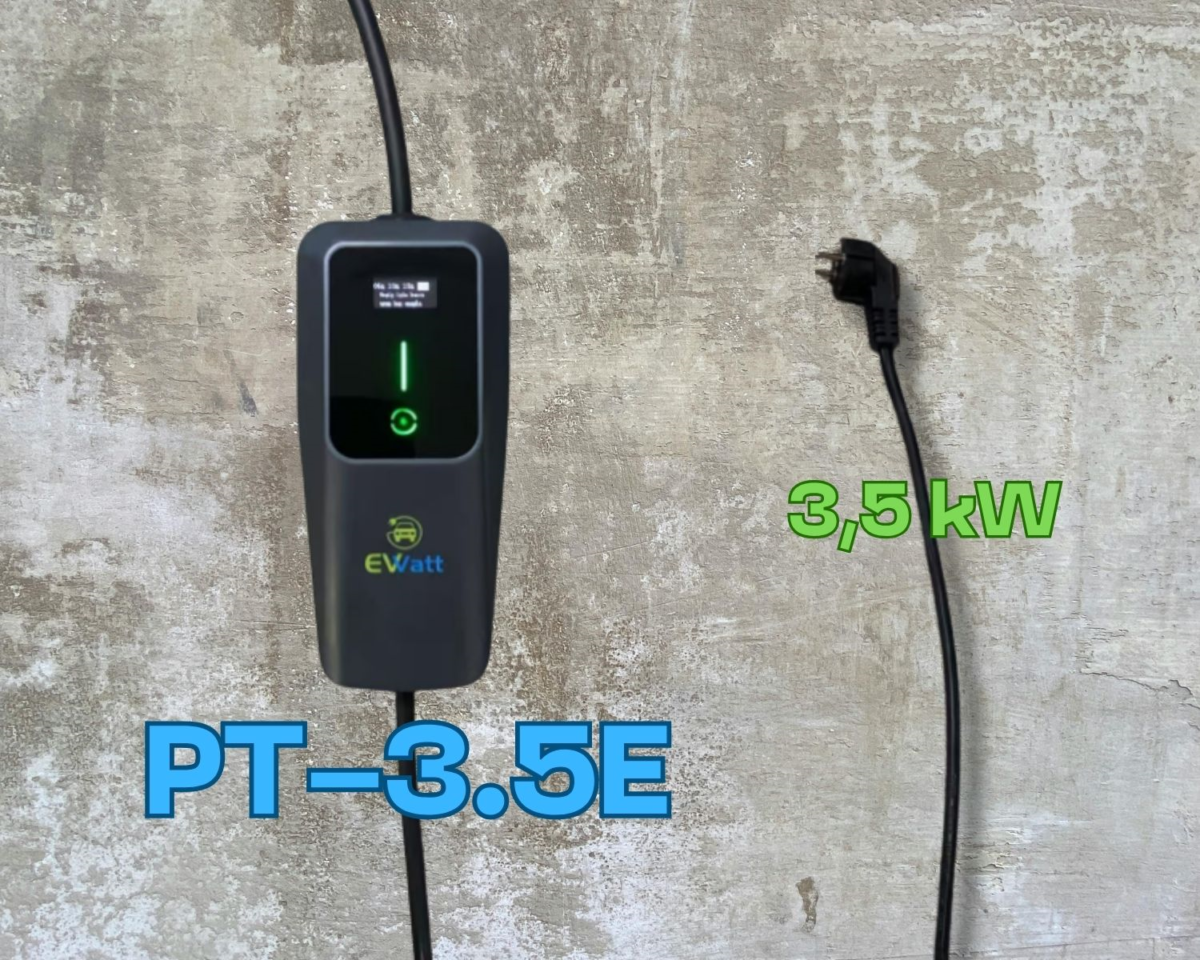 3.5 KW Ekranlı Portatif Şarj Cihazı (PT-3.5E) - Görsel 2