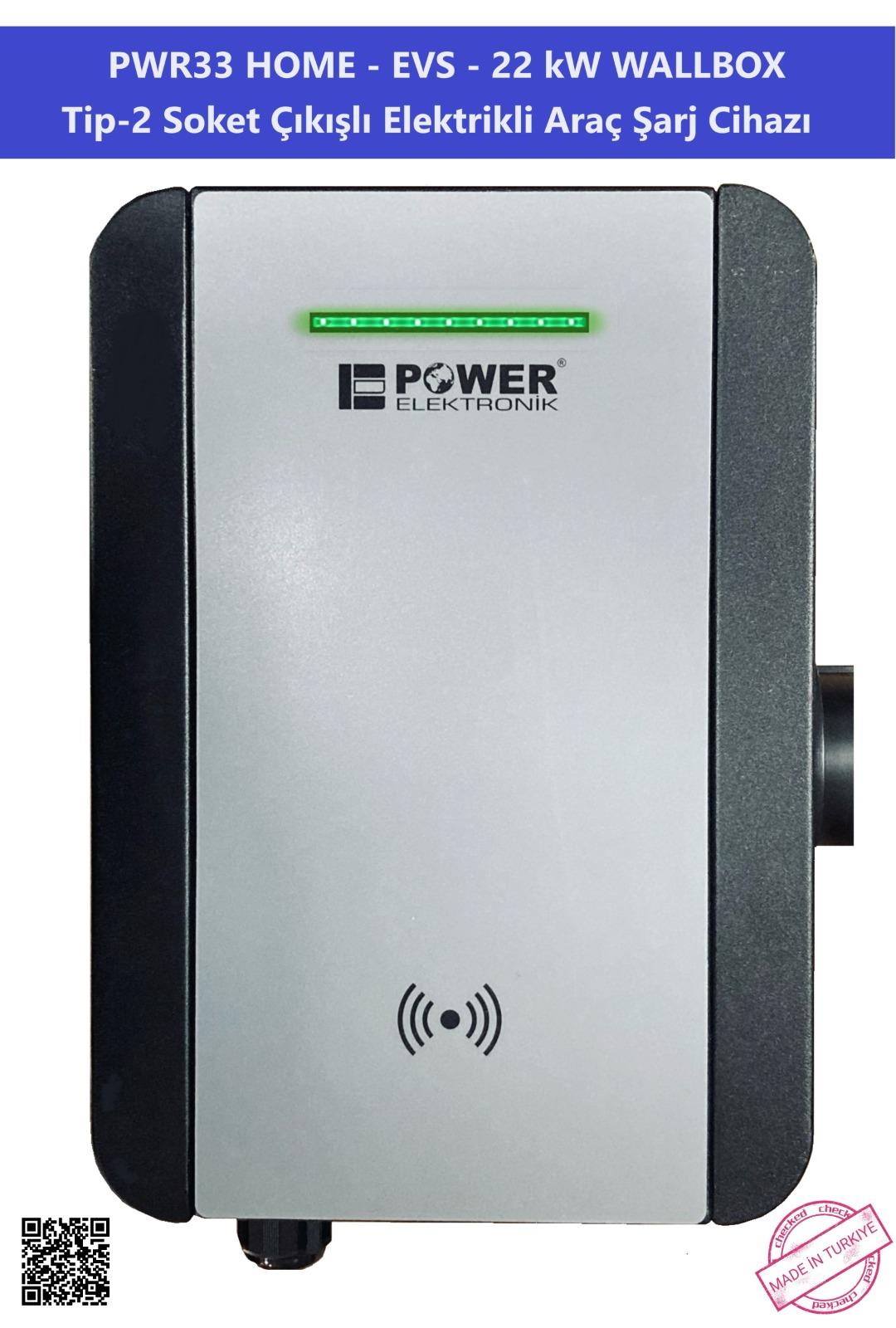2de57407-688f-4ae2-acab-48ef4457424c-75b9ee.jpg 22kW Pwr Home Evs Elektrikli Araç Şarj Ünitesi - Görsel 1