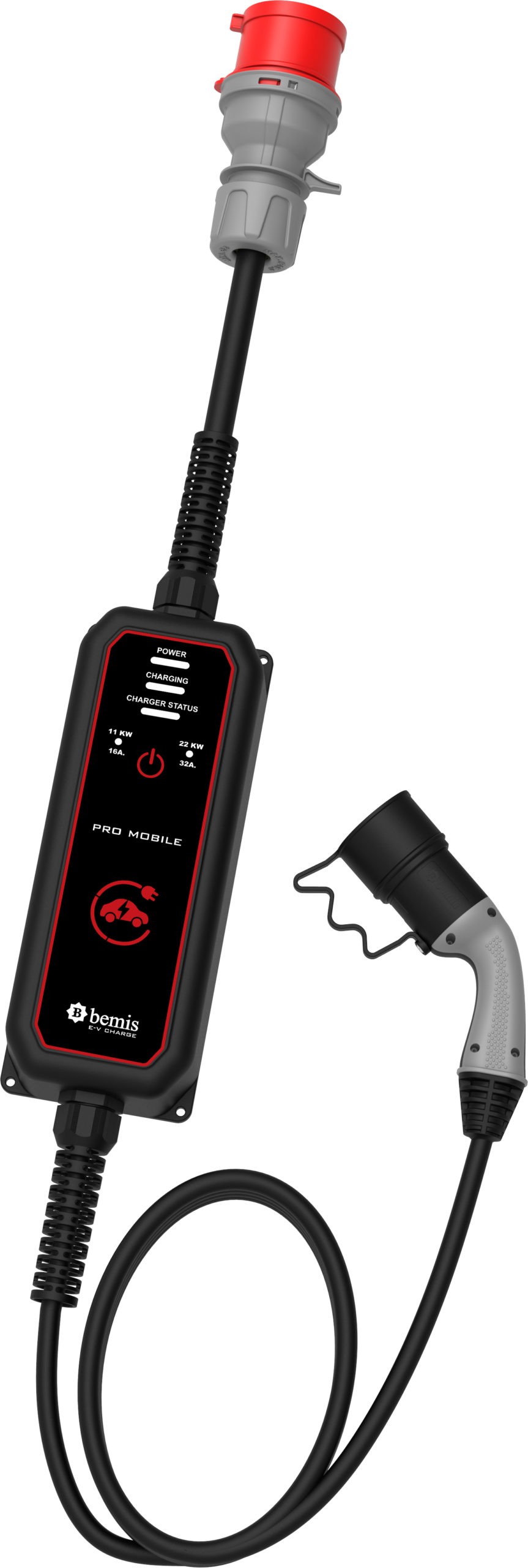 Pro Mobile Charger 5 metre 11 - 22 kw 16A - 32A Pro Mobile Charger 5 metre 11 - 22 kw 16A - 32A - Görsel 1