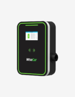 22kW WiseCar LCD Elektrikli Araç Şarj Ünitesi (kablolu)