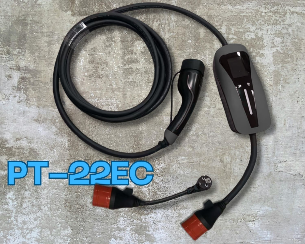22 KW Portatif Standart 5x32A Soketli Model Şarj Cihazı (PT-22EC) - Görsel 2