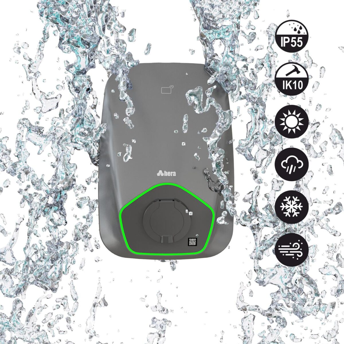 7kW Hera Type2 Soket Elektrikli Araç Şarj Ünitesi - Görsel 4