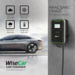 22kW WiseCar LCD Elektrikli Araç Şarj Ünitesi (kablolu) - Görsel 3