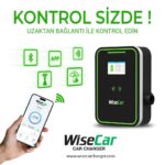 22kW WiseCar LCD Elektrikli Araç Şarj Ünitesi (kablolu) - Görsel 2