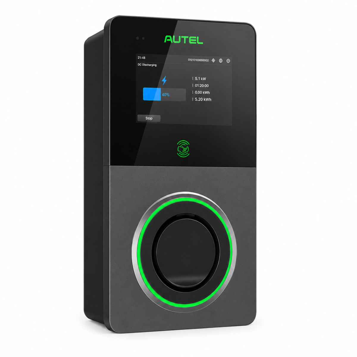 22kW Autel MaxiCharger AC Elite Pro Ekranlı Elektrikli Araç Şarj Ünitesi Soketli (Shutter) - Görsel 2