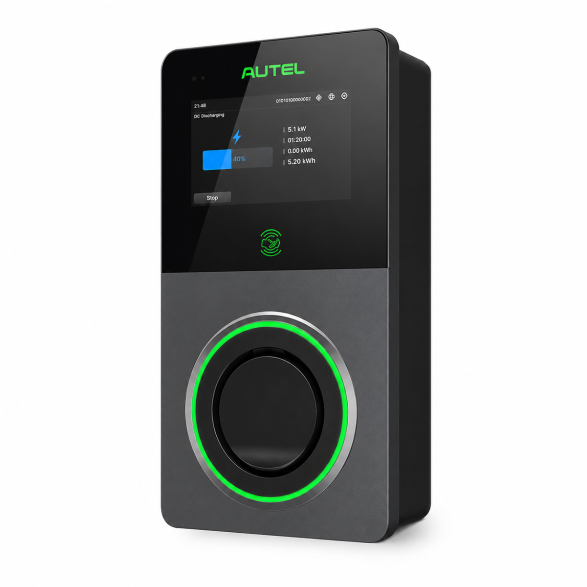 22kW Autel MaxiCharger AC Elite Pro Ekranlı Elektrikli Araç Şarj Ünitesi Soketli (Shutter) - Görsel 3