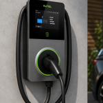 22kW Autel MaxiCharger AC Elite Pro LCD Ekranlı Elektrikli Araç Şarj Ünitesi Kablolu