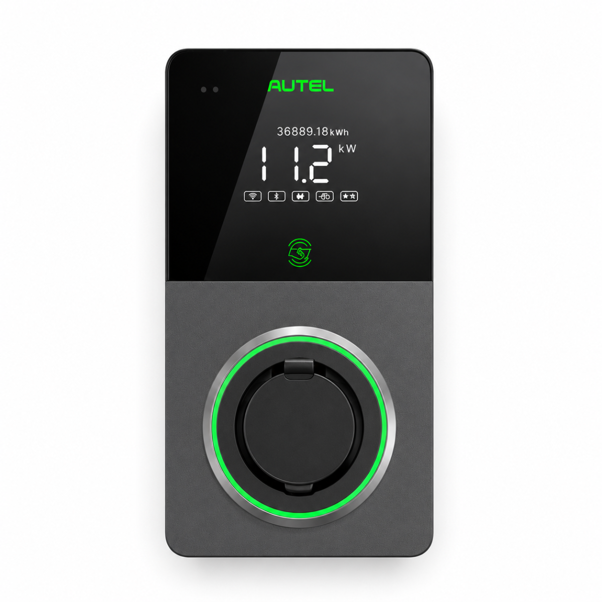 11kW Autel MaxiCharger AC Elite Pro Display Ekranlı Elektrikli Araç Şarj Ünitesi Soketli (Shutter) - Görsel 3